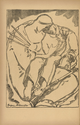 Willi Geiger. Dolorosa (plate, p. 14) from the periodical Kriegszeit. K&uuml;nstlerflugbl&auml;tter, vol. 1, no. 4 (23 Sept 1914). 1914