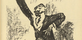Ottomar Starke. d'Annunzio (in-text plate, p. 167) from the periodical Kriegszeit. K&uuml;nstlerflugbl&auml;tter, vol. 1, no. 42 (2 June 1915). 1915