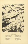 Willy Jaeckel. Carpathian Mountains (Karpathen) (headpiece, p. 169) from the periodical Kriegszeit. K&uuml;nstlerflugbl&auml;tter, vol. 1, no. 42 (2 June 1915). 1915