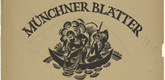 Various Artists with Max Unold, Richard Seewald, Adolf Ferdinand Schinnerer, Edwin Scharff, Paul Klee, Rudolf Grossmann, Josef Eberg, Karl Caspar, Walther Teutsch, Heinrich Campendonk, Alfred Kubin, Hans G&ouml;tt, Ren&eacute; Beeh. M&uuml;nchner Bl&auml;tter f&uuml;r Dichtung und Graphik, vol. 1, nos. 1-11/12. 1919