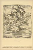 Oskar Nerlinger. Hospital in S&uuml;dende (Lazarett in S&uuml;dende) (plate, p. 174) from the periodical Kriegszeit. K&uuml;nstlerflugbl&auml;tter, no. 43 (9 June 1915). 1915