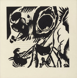 Vasily Kandinsky. Motif from Improvisation 25 (Motiv aus Improvisation 25) (plate, folio 16) from Kl&auml;nge (Sounds). (1913)