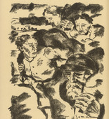 Willy Semm. Memory of the Russian Days in East Prussia (Erinnerung an die Russentage in Ostpreu&szlig;en) (plate, p. 178) from the periodical Kriegszeit. K&uuml;nstlerflugbl&auml;tter, vol. 1, no. 44 (17 June 1915). 1915