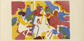 Vasily Kandinsky. Oriental (Orientalisches) (plate, folio 18) from Kl&auml;nge (Sounds). (1913)