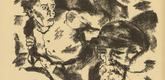 Willy Semm. Memory of the Russian Days in East Prussia (Erinnerung an die Russentage in Ostpreu&szlig;en) (plate, p. 178) from the periodical Kriegszeit. K&uuml;nstlerflugbl&auml;tter, vol. 1, no. 44 (17 June 1915). 1915
