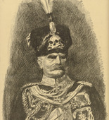 Valer von Ferenczy. Senior General von Mackensen (Generaloberst von Mackensen) (plate, p. 182) from the periodical Kriegszeit. K&uuml;nstlerflugbl&auml;tter, vol. 1, no. 45 (24 June 1915). 1915