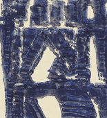 Christian Rohlfs. Man at the Front Door (Mann vor der Haust&uuml;r). (1921)