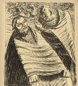 Ernst Barlach. And If the World Were Full of Devils! (Und wenn die Welt voll Teufel w&auml;r!) (plate, p. 184) from the periodical Kriegszeit. K&uuml;nstlerflugbl&auml;tter, vol. 1, no. 46 (1 July 1915). 1915