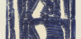 Christian Rohlfs. Man at the Front Door (Mann vor der Haust&uuml;r). (1921)