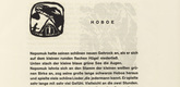 Vasily Kandinsky. Vignette next to "Oboe" (Vignette bei "Hoboe") (headpiece, folio 22) from Kl&auml;nge (Sounds). (1913)