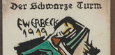 Ernst Ewerbeck. In-text plate (title page) from the periodical Der schwarze Turm, vol. 1, no. 5 (Sept 1919). 1919