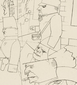 George Grosz. Dusk (D&auml;mmerung) from In the Shadows (Im Schatten). (1920/21, published 1921)