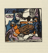 Vasily Kandinsky. White Sound (Weisser Klang) (plate, folio 26) from Kl&auml;nge (Sounds). (1913)