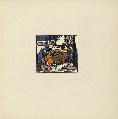 Vasily Kandinsky. White Sound (Weisser Klang) (plate, folio 26) from Kl&auml;nge (Sounds). (1913)