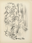 Max Unold. The Street (Die Stra&szlig;e) (plate 25) from the illustrated book Deutsche Graphiker der Gegenwart (German Printmakers of Our Time). 1920