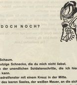 Vasily Kandinsky. Vignette next to "Still"? (Vignette bei "Doch noch?") (headpiece, folio 27) from Kl&auml;nge (Sounds). (1913)