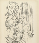 Max Unold. The Street (Die Stra&szlig;e) (plate 25) from the illustrated book Deutsche Graphiker der Gegenwart (German Printmakers of Our Time). 1920