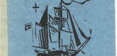 Lyonel Feininger. Sailing Ship with Pennant, Deep (Segelschiff mit F&auml;hnchen, Deep). (1933)