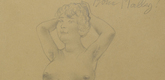Otto Dix. Beautiful Mally (Die sch&ouml;ne Mally). 1920