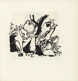 Vasily Kandinsky. Improvisation 4 (plate, folio 30) from Kl&auml;nge (Sounds). (1913)