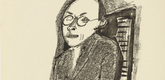 Otto Dix. Portrait of Dr. L&ouml;ffler, Seated I (Upright) (Bildnis Dr. L&ouml;ffler, sitzend I [aufrecht]). 1949