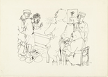 George Grosz. That'll Learn'em (Das wird ihm auf die Spr&uuml;nge helfen) from the portfolio Interregnum. (1935, published 1936)