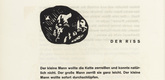 Vasily Kandinsky. Vignette next to "In Two" (Vignette bei "Der Riss") (headpiece, folio 32 verso) from Kl&auml;nge (Sounds). (1913)
