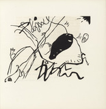 Vasily Kandinsky. Black Spot (Schwarzer Fleck) (plate, folio 33) from Kl&auml;nge (Sounds). (1913)
