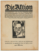 Conrad Felixm&uuml;ller. Die Aktion, vol. 7, no. 7/8. February 17, 1917