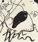 Vasily Kandinsky. Black Spot (Schwarzer Fleck) (plate, folio 33) from Kl&auml;nge (Sounds). (1913)