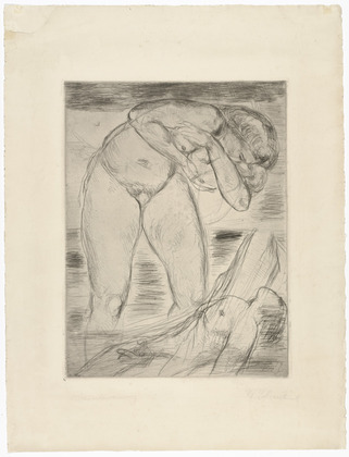 Wilhelm Lehmbruck. Flood (&Uuml;berschwemmung). (1914)