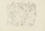 George Grosz. World of the Bourgeoisie (B&uuml;rgerliche Welt) from the book/portfolio Ecce Homo. (1918, published 1922-1923)