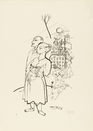 George Grosz. Family (Familie) from the book/portfolio Ecce Homo. (1916, published 1922-1923)