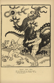 Carl Olof Petersen. England-Japan-China (plate, p. 205) from the periodical Kriegszeit. K&uuml;nstlerflugbl&auml;tter, vol. 1, no. 51 (17 Aug 1915). 1915
