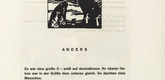 Vasily Kandinsky. Vignette next  to "Different" (Vignette bei "Anders") (headpiece, folio 34) from Kl&auml;nge (Sounds). (1913)