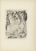 Max Beckmann. Plate (facing page 78) from Die F&uuml;rstin (The Duchess). 1918