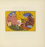 Vasily Kandinsky. Mountains (Berge) (plate, folio 35) from Kl&auml;nge (Sounds). (1913)