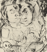 Max Beckmann. Plate (facing page 78) from Die F&uuml;rstin (The Duchess). 1918