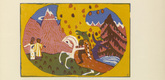 Vasily Kandinsky. Mountains (Berge) (plate, folio 35) from Kl&auml;nge (Sounds). (1913)
