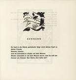 Vasily Kandinsky. Vignette next to "Exit" (Vignette bei "Ausgang") (headpiece, folio 36) from Kl&auml;nge (Sounds). (1913)