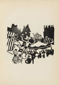Richard Seewald. Annual Fair (Jahrmarkt) (plate, p. 25) from the periodical Die neue Kunst, no. 1 (July 25, 1913). 1913-1914