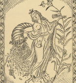 Carl Olof Petersen. The American Angel of Peace (Der amerikanische Friedensengel) (in-text plate, p. 210) from the periodical Kriegszeit. K&uuml;nstlerflugbl&auml;tter, vol. 1, no. 52 (31 Aug 1915). 1915