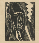 Otto Freundlich, A. Krapp, Conrad Felixm&uuml;ller, Christian Schad, Otto Beyer, Leipzig/Berlin. Die Aktion, vol. 7, no. 31/32. August 11, 1917