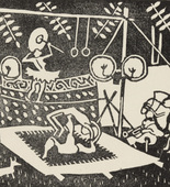Richard Seewald. Variet&eacute; (plate, p. 27) from the periodical Die neue Kunst, no. 1 (July 25, 1913). 1913-1914