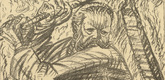 Ernst Barlach. The Thresher of Masuria (Der Drescher von Masuren) (plate, p. 212) from the periodical Kriegszeit. K&uuml;nstlerflugbl&auml;tter, vol. 1, no. 53 (15 Sept 1915). 1915