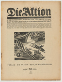 Conrad Felixm&uuml;ller, Wilhelm Schuler. Die Aktion, vol. 7, no. 37/38. September 22, 1917