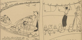 Otto Hundt. Newspaper Announcements (Zeitungsmeldungen) (plate, p. 70) from the periodical Kriegszeit. K&uuml;nstlerflugbl&auml;tter, vol. 1, no. 17 (16 Dec 1914). 1914
