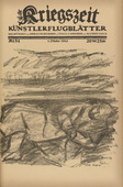 Waldemar R&ouml;sler. Quiet Heroes (Stille Helden) (in-text plate, p. 215) from the periodical Kriegszeit. K&uuml;nstlerflugbl&auml;tter, vol. 1, no. 54 (1 Oct 1915). 1915