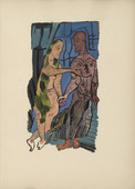 Oskar Kokoschka. M&ouml;rder, Hoffnung der Frauen (Murderer, Hope of Women). (1916, drawings executed 1910)