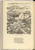 Ulrich H&uuml;bner. Battle at the Dardanelles (Kampf vor den Dardanellen) (plate, p. 120) from the periodical Kriegszeit. K&uuml;nstlerflugbl&auml;tter, vol. 1, no. 30 (10 March 1915). 1915